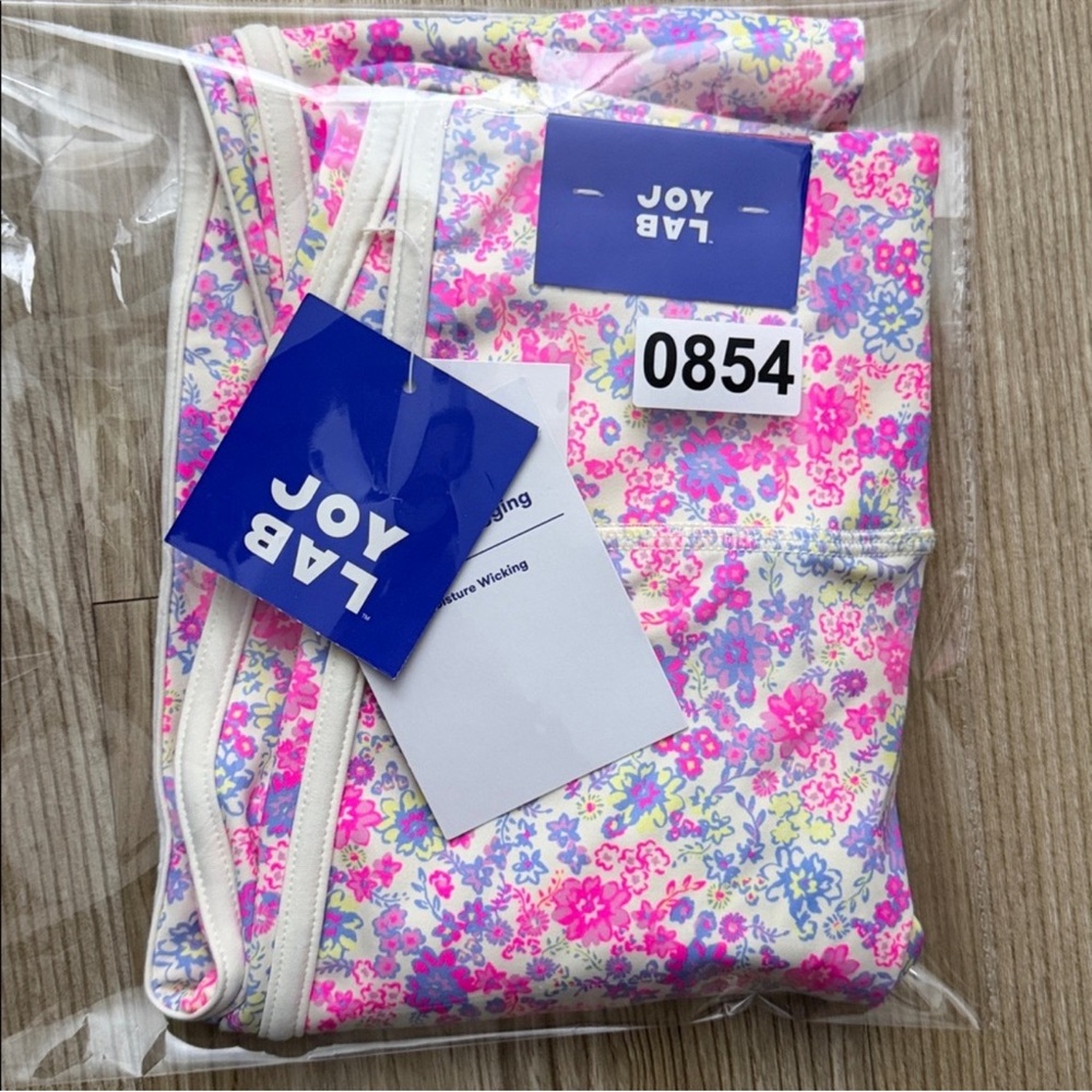 JoyLab™ Women's Floral Print High-Rise Piped Leggings - Pink M, L & XXL - Picture 15 of 16